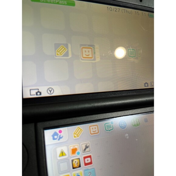 New Nintendo 3DS XL Gray Black Handheld Console US Ver Tested Working w Case - Picture 10 of 12